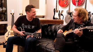 Iron Maiden Legendary Guitar Player Adrian Smith visits Matt’s Guitar Shop ! Amazing Blues Playing!