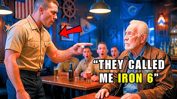 Officieren van de Amerikaanse marine vroegen de oude veteraan naar zijn roepnaam – “IRON 6” – waa...