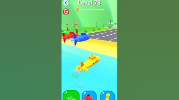 🤣 Shape Shifting Funny Race Gameplay | Level 78 | #shorts #shapeshifting #funny #gameplay