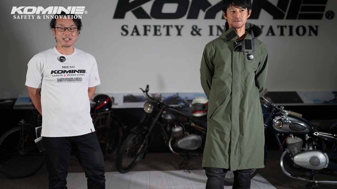 台風シーズンに備えたいレインウエア バイク乗車に不可欠な前フラップ