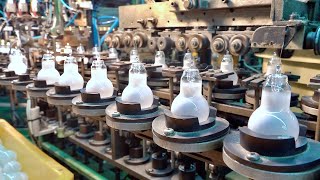 Amazing Korean Light Bulb Manufacturing Process. Incandescent Light Automatic Factory Production