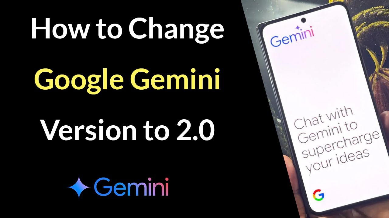 How to Change Google Gemini Version to 2.0 Flash? - YouTube