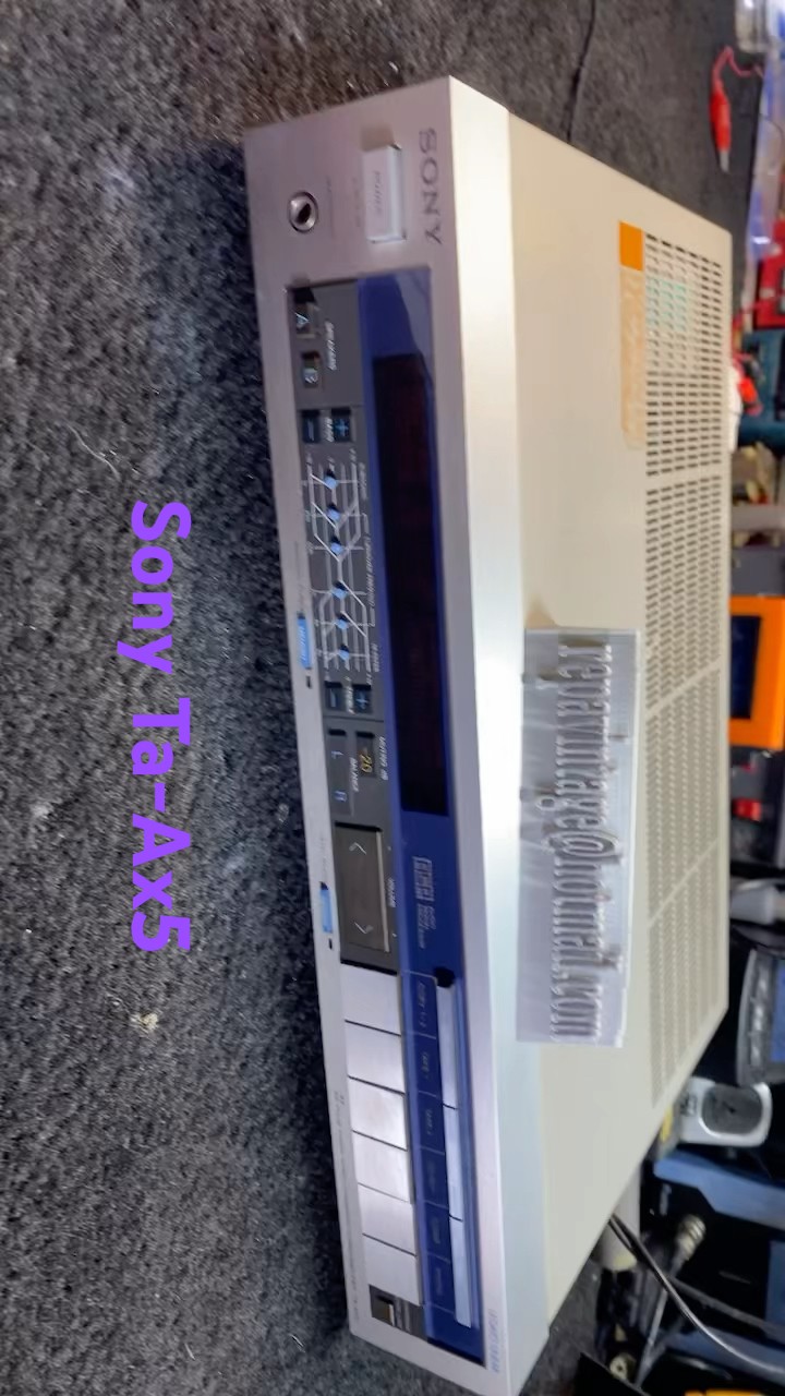 Amplificador Sony TA-AX5 - YouTube