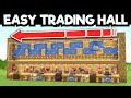 Minecraft Villager Trading Hall: Easiest, ANY SIZE