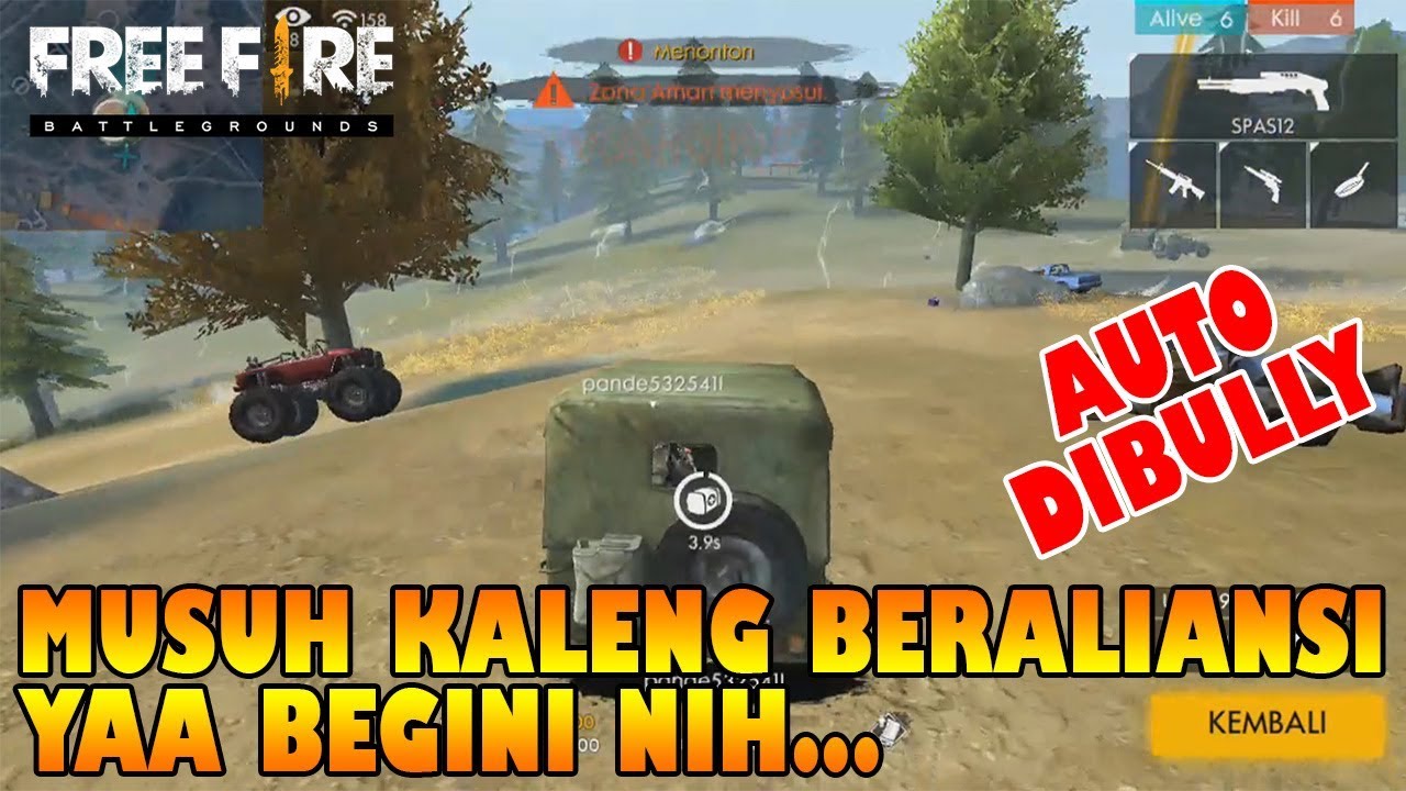 Ketemu Musuh Beraliansi Kaleng Auto Di Bully Gue Free Fire Indonesia