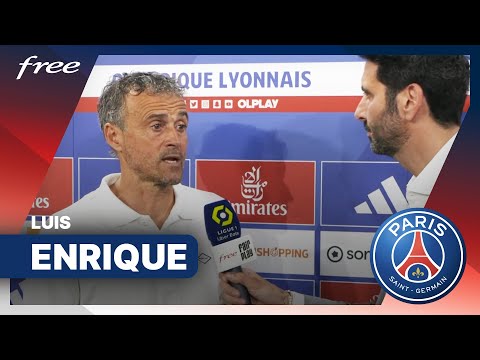 OL/PSG - L. Enrique : &quot;Une équipe parfaite dans l&#39;attitude&quot; - BORD-TERRAIN