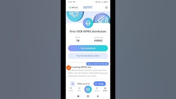 Near Mobile Wallet | $NPRO Airdrop All Users | Backed By $Near Protocol | Near Mobile Airdrop #near