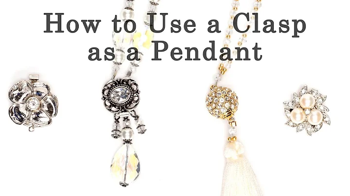 How to Use a Clasp as a Pendant - DIY Jewelry Maki...