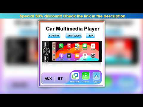 Must Buy NEW Car Radio Carplay Android Auto MP5 Universal Car Multimedia Player Autoradio HD Touch