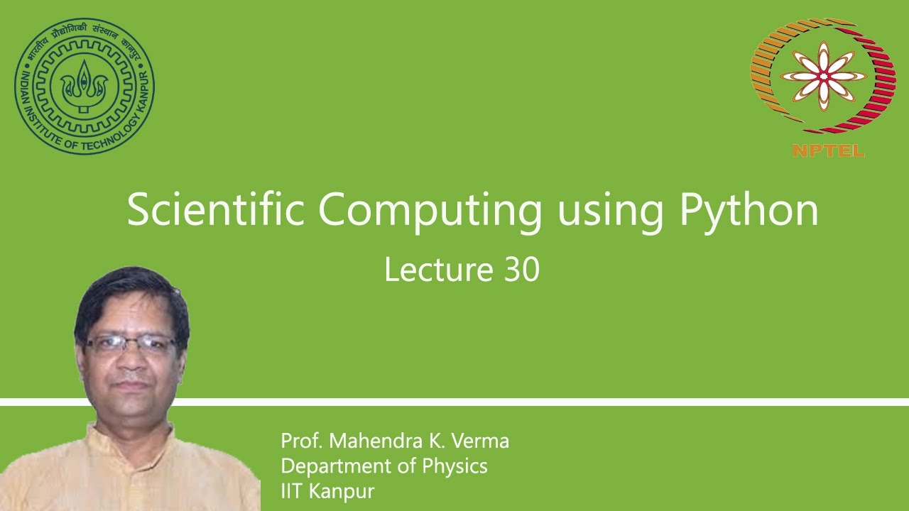 Lecture 30 - YouTube