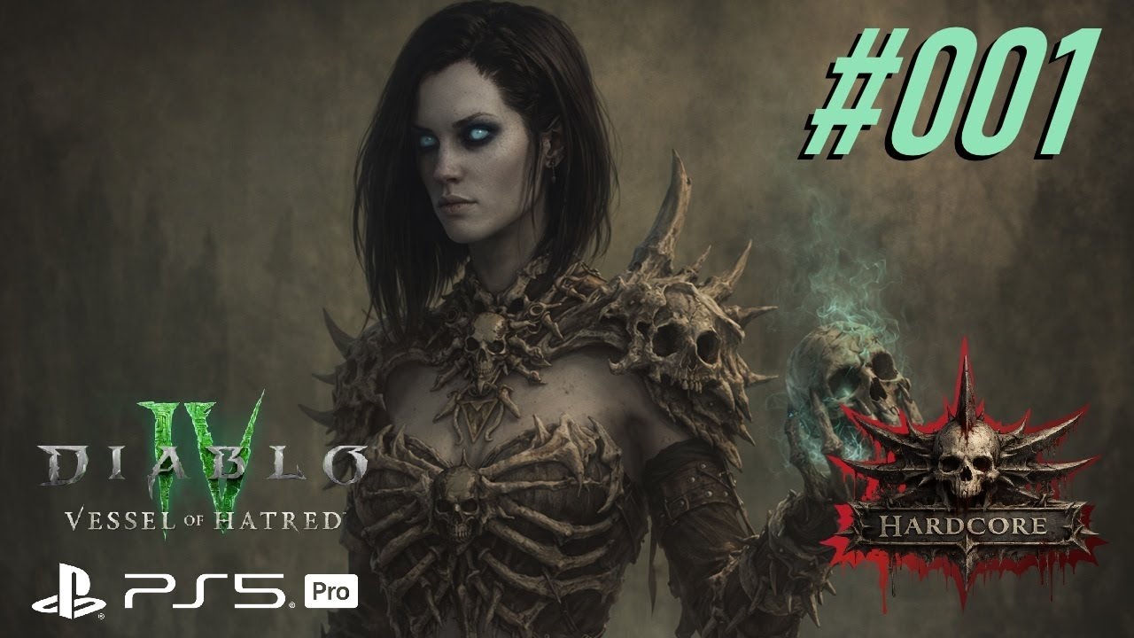 Diablo IV - 001 - Mode extrême - Nécromancienne