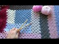 Manta sin coser de ganchillo  |crochet facil