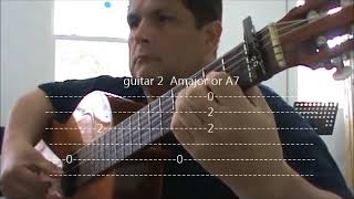 Video thumbnail of "Lili Marleen or LILY Marlene GERMANY guitar tabs and chords and lyrics video 310"
