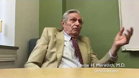 Interview with Dr. Jesse H. Meredith - History of ...