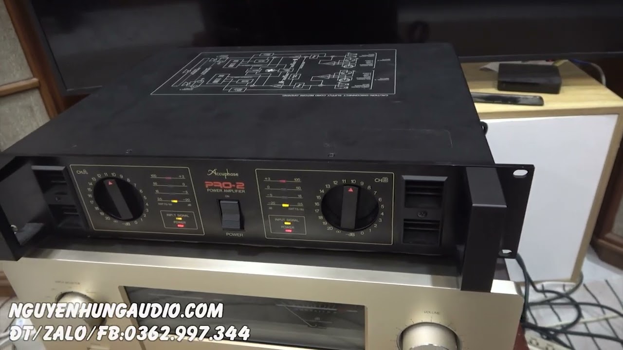 Dazed by this premium Japanese Accuphase Pro 2 amplifier for over