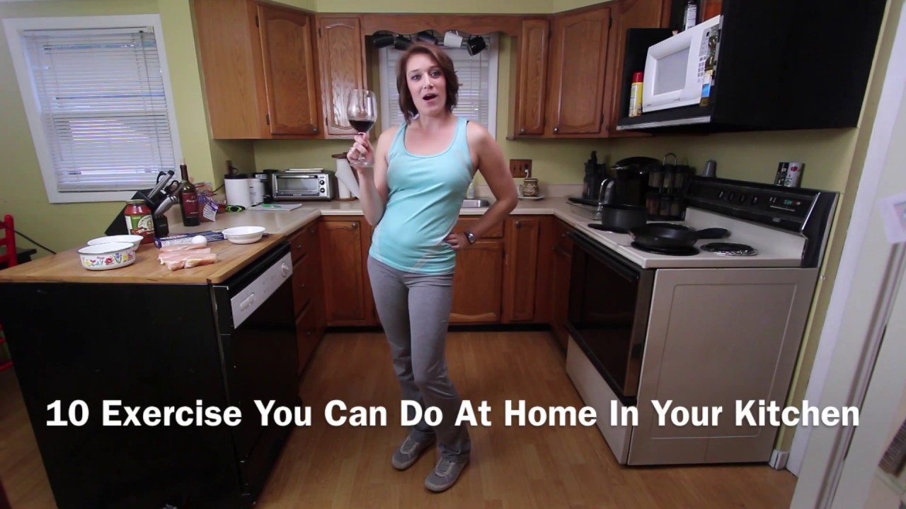 Kitchen Workout 10 Exercises Youtube Kitchen Workout 10 Exercises Youtube