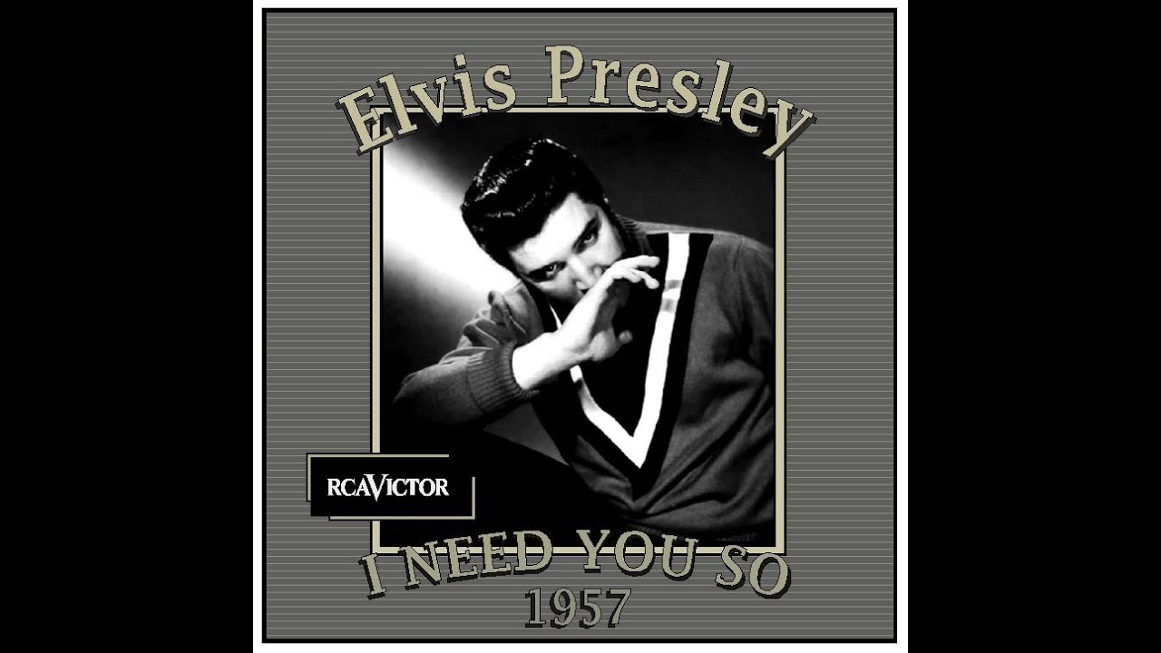 elvis presley I NEED YOU SO レコード Elvis Presley – I Need You So – Vinyl (Blue Labels, 7