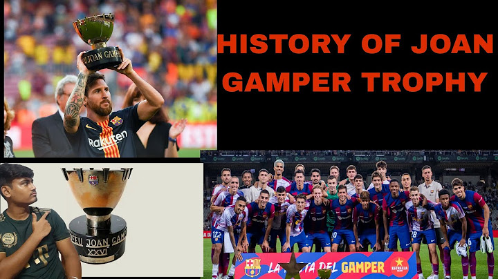 History of Joan Gamper Trophy 🏆|| Why is it played? || Messi's record in Joan Gamper Trophy