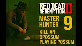 Red Dead Redemption 2 Master Hunter 9 Kill An Opossum Playing Possum
