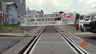 Amplían maestros bloqueo en vías férreas; llegan a Tres Puentes, Morelia