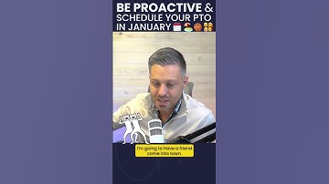 Schedule you PTO now rather than later!