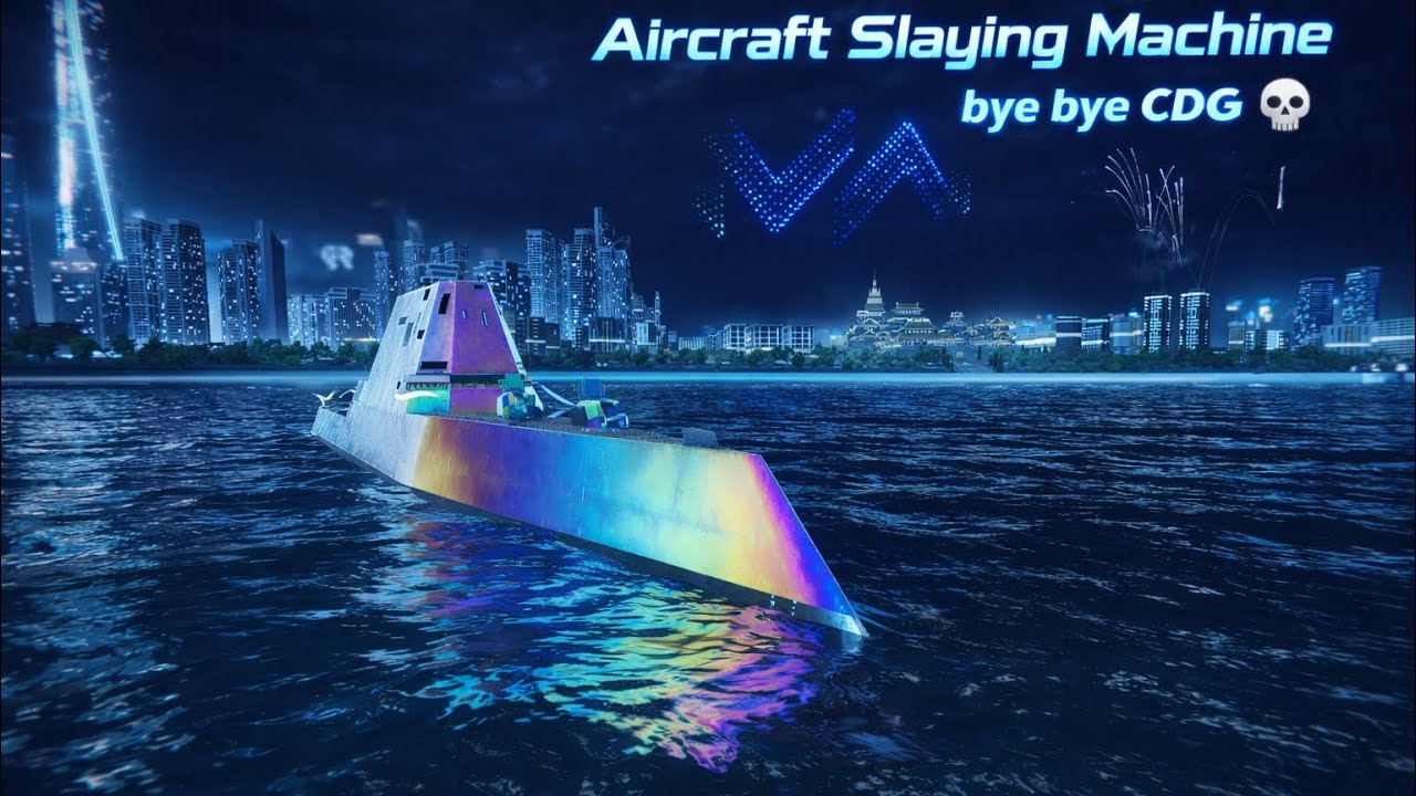 USS Zummy with best AA build , Playing with @ibragod  and protecting his team from CDG