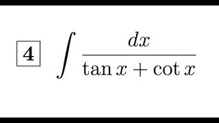 Shawcademy - MIT Integration Bee 2018 - Problem 4