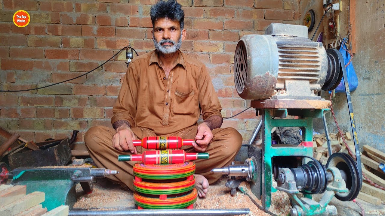 Handmade Roti Maker Talented craftsman making a amazing wooden Bread Maker | Handmade Roti ...