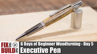 How to make a pen with an executive look and feel. I