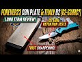 Miguron Thaly in 62-63hrc D2 edge retention test and first sharpening on Forever23 400/1k CBN plate