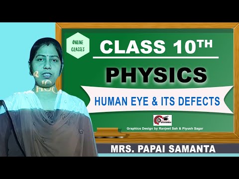 Human Eye & Its Defects | Unit 2 | Physics | Class 10th | Papai Samanta |