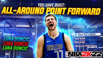 BEST POINT FORWARD BUILD IN NBA 2K22! CONTACT DUNKS + HOF SHOOTING BADGES! BEST ISO BUILD