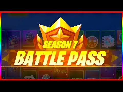 ALL SEASON 7 BATTLE PASS REWARDS | Fortnite Battle Royale