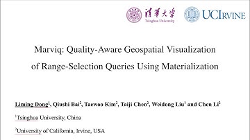 Presentation of Marviq in SIGMOD 2020