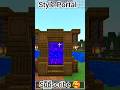 Style Portal in Minecraft// NO BATIDAO (SLOWED)#minecraft #shorts