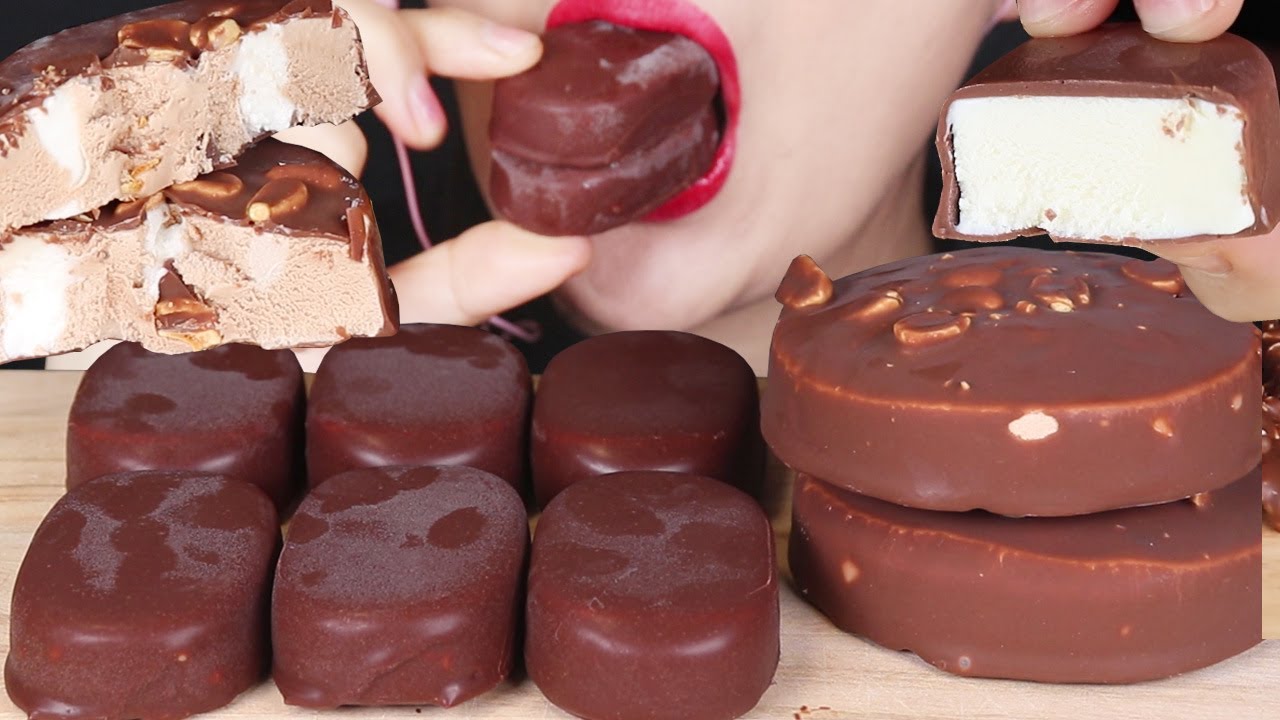 ASMR 티코 아이스크림&구구 리얼사운드 먹방 Tico Chocolate Covered IceCream Mukbang
