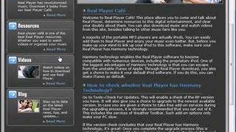 Real Player Download and Information