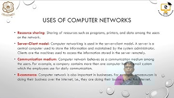 Introduction to Networks by Dr. A. Bamini, Assistant Professor of Computer Applications
