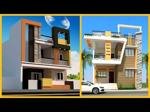 latest-two-storey-house-front-elevation-|-two-floor-house-building-elevation---plan-n-design