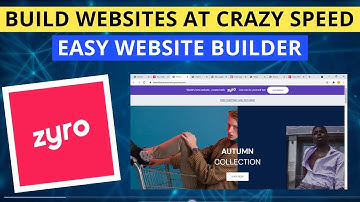 Build Websites at Crazy Speed with Zyro Builder | Easy Website Builder