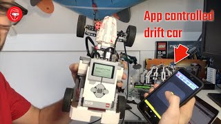 How to program an EV3 LEGO race car for remote control with an Android app. screenshot 4