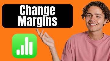 How to Change Margins in Apple Numbers Spreadsheet