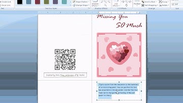MS Word Tutorial (PART 1) - Greeting Card Template, Inserting and Formatting Text, Rotating Text