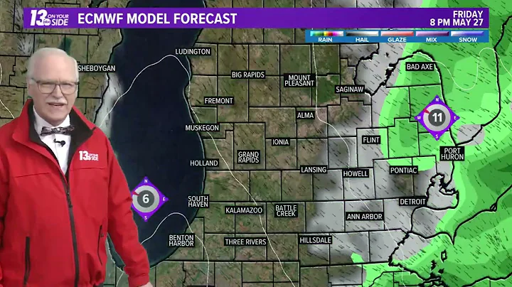 6 pm Weather Forecast - Grand Rapids, MI - Monday, May 23, 2022