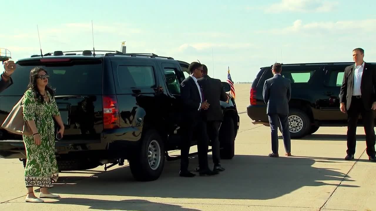 Raw Video: Kamala Harris gives update on debate prep in Pennsylvania