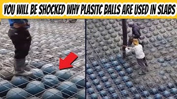 Using Plastic Balls In Roof | Impressive Construction Machines & Technology In The World