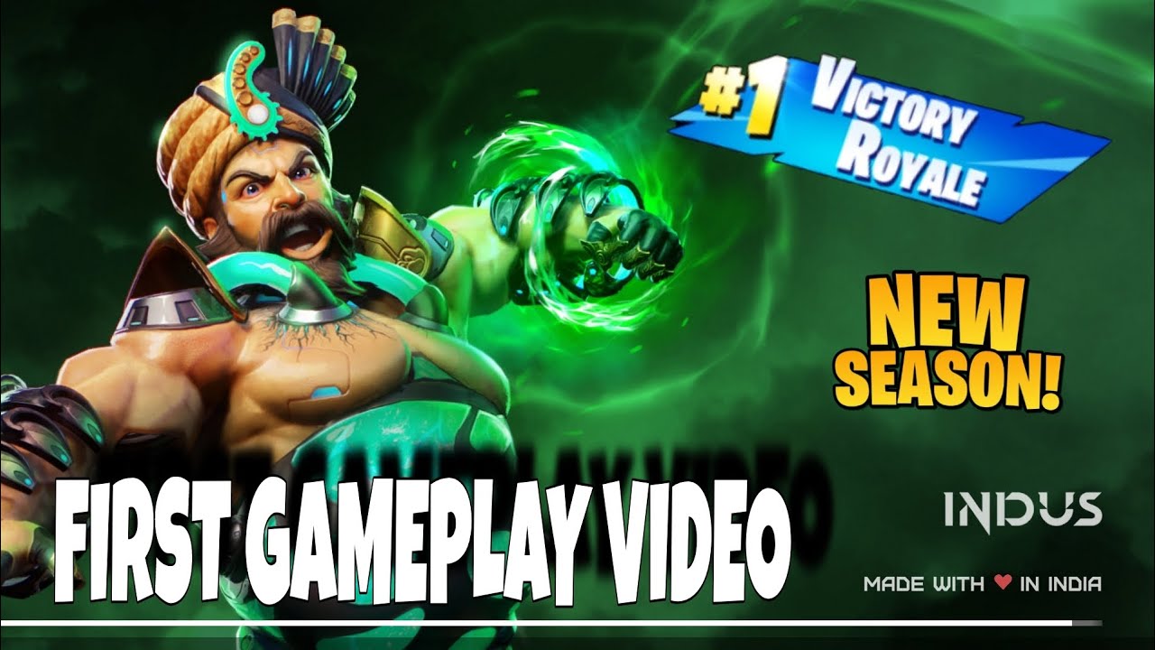 indus battle royale || first victory|| first gameplay video||