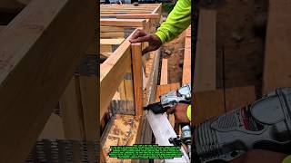 Fastening Timber Studs with Metal Connectors | Efficient Wall Framing Technique.