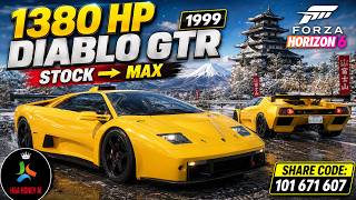 1380HP Lamborghini Diablo GTR Full Upgrade Forza Horizon 6
