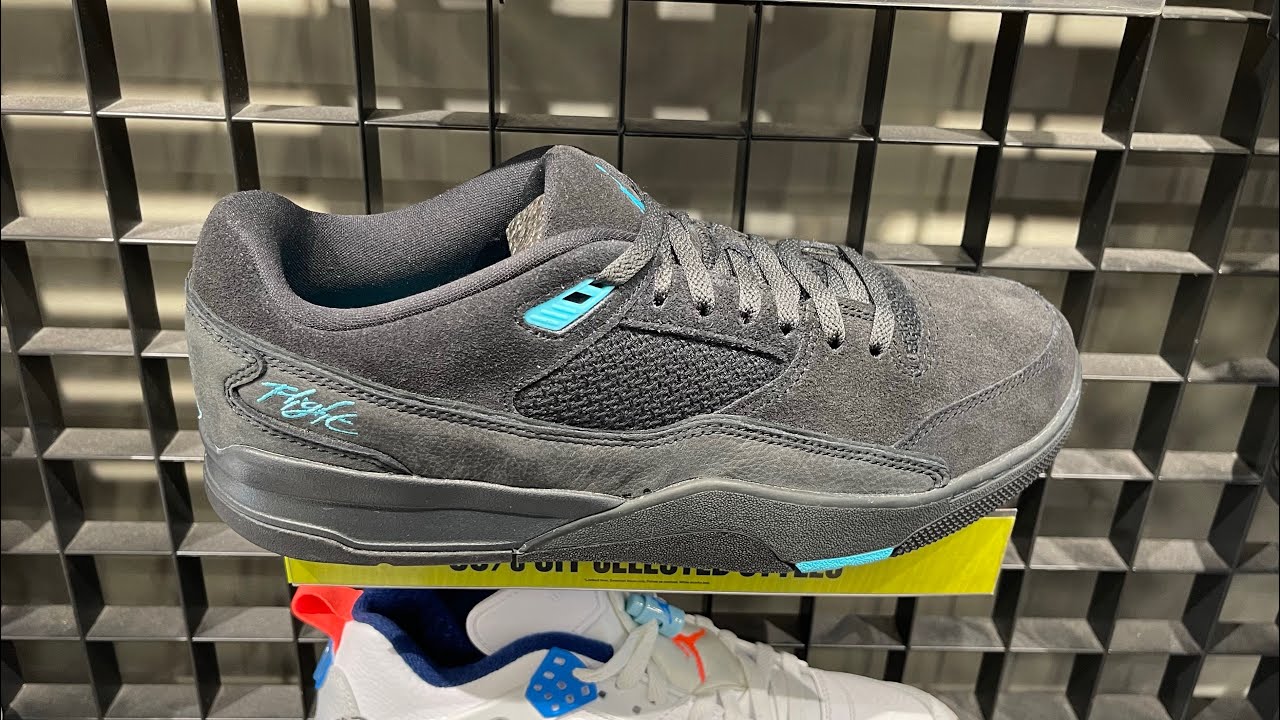 Jordan Flight Court (Black/ Anthracite/ Gamma Blue) - Style Code